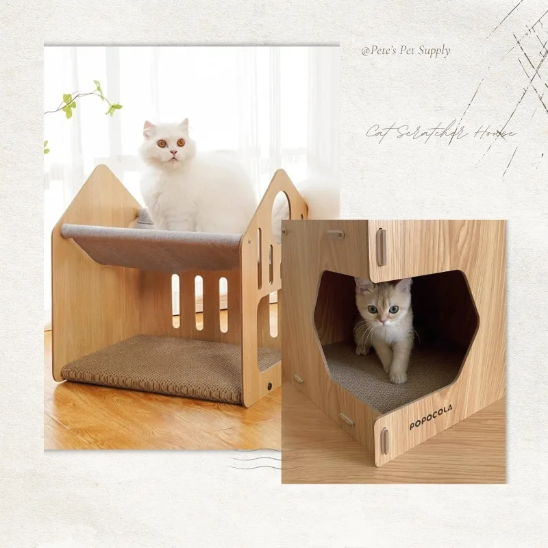 Upgrade Playtime With Interactive Cat Scratcher House