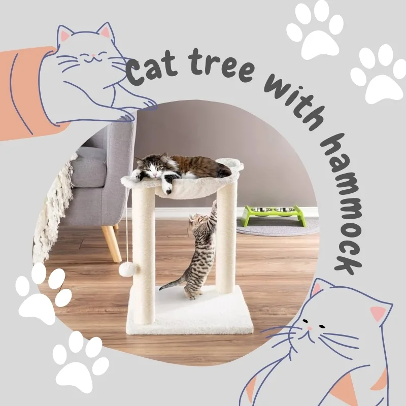 Upgrade Your Cat’s Playtime with Cat Tree with Hammock