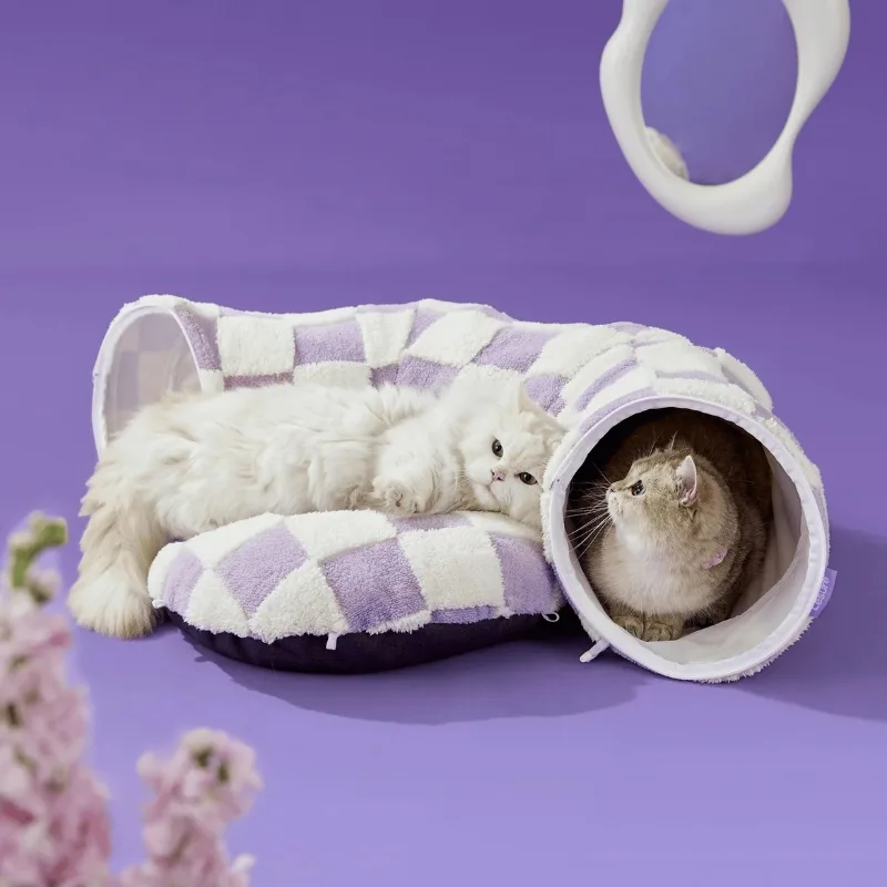 Cozy and comfy cat tunnel